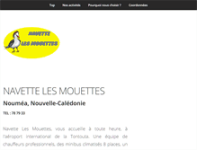 Tablet Screenshot of navette-lesmouettes.nc